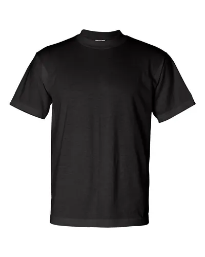 Bayside 1701 Unisex USA-Made 50/50 T-Shirt — blank t-shirt, front view