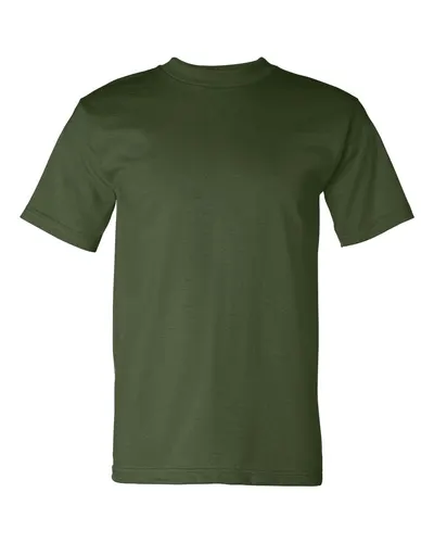 Bayside 5100 Unisex USA-Made Heavyweight T-Shirt — blank t-shirt, front view