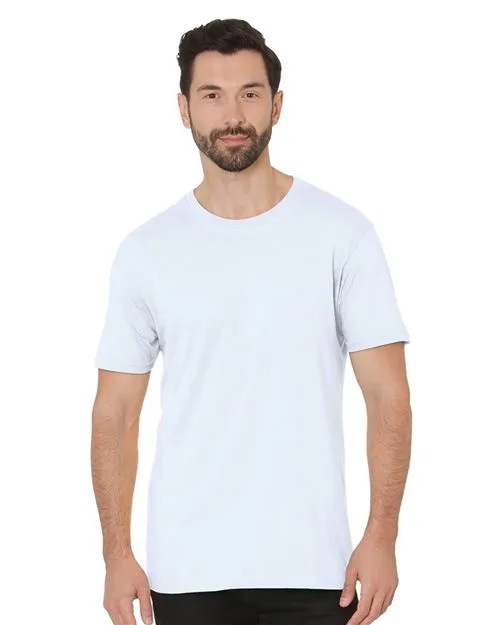 Bayside 93600 Fine Jersey T-Shirt — blank t-shirt, front view