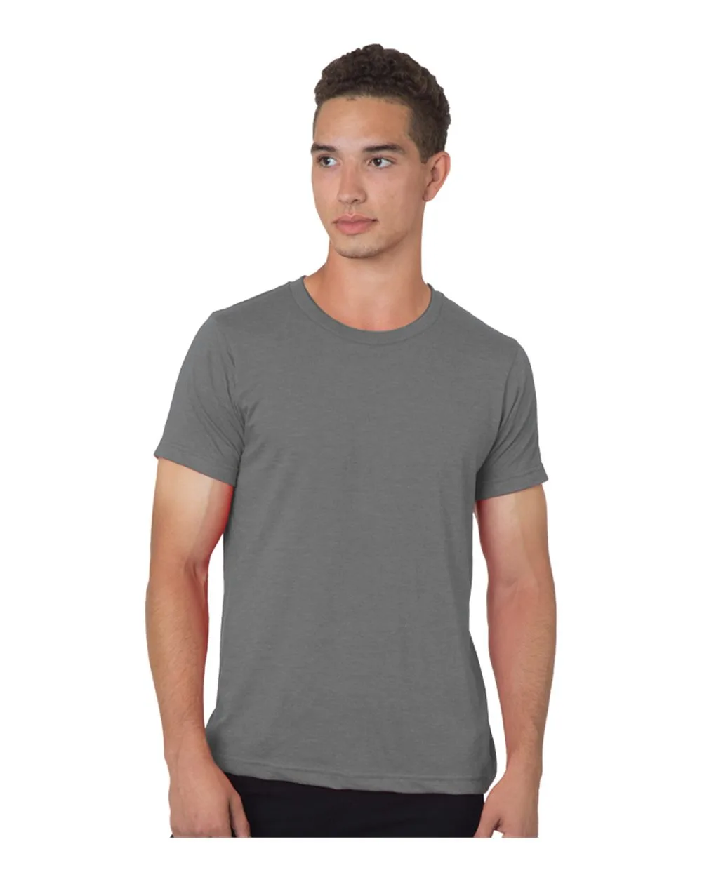 Bayside 9510 Unisex 50/50 Fine Jersey T-Shirt — blank t-shirt, front view