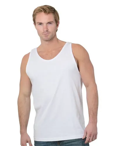 Bayside 9650 Unisex Tank — blank tank top, front view