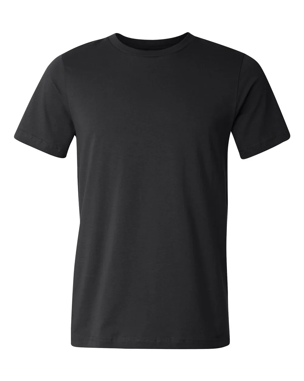 BELLA + CANVAS 3001U Unisex USA-Made Jersey Tee — blank t-shirt, front view