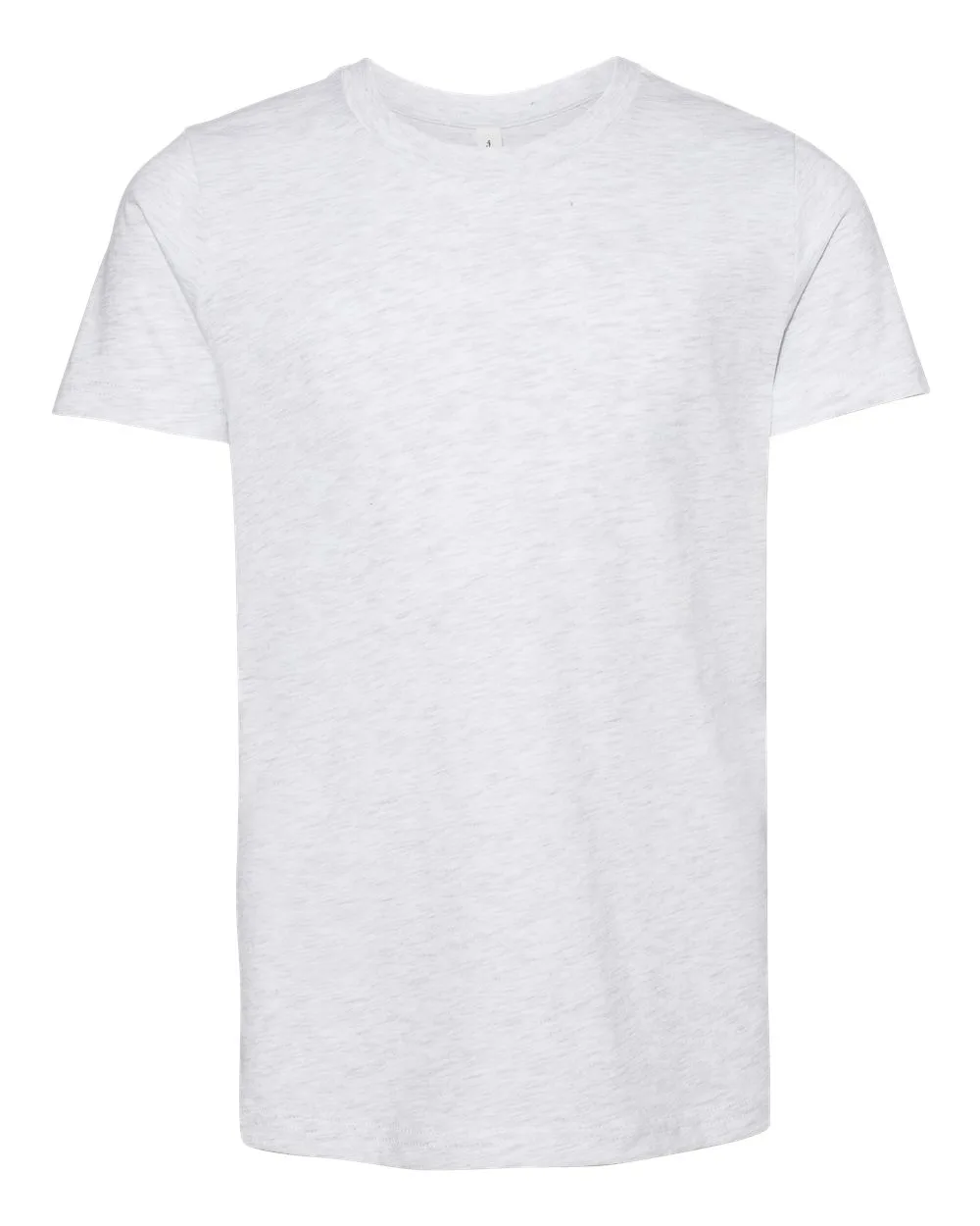 BELLA + CANVAS 3001Y Youth Jersey Tee — blank t-shirt, front view