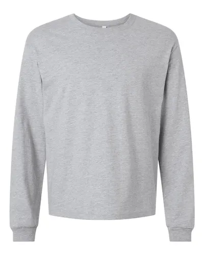 BELLA + CANVAS 3511 6 oz. Heavyweight Long Sleeve Tee — blank long sleeve tee, front view