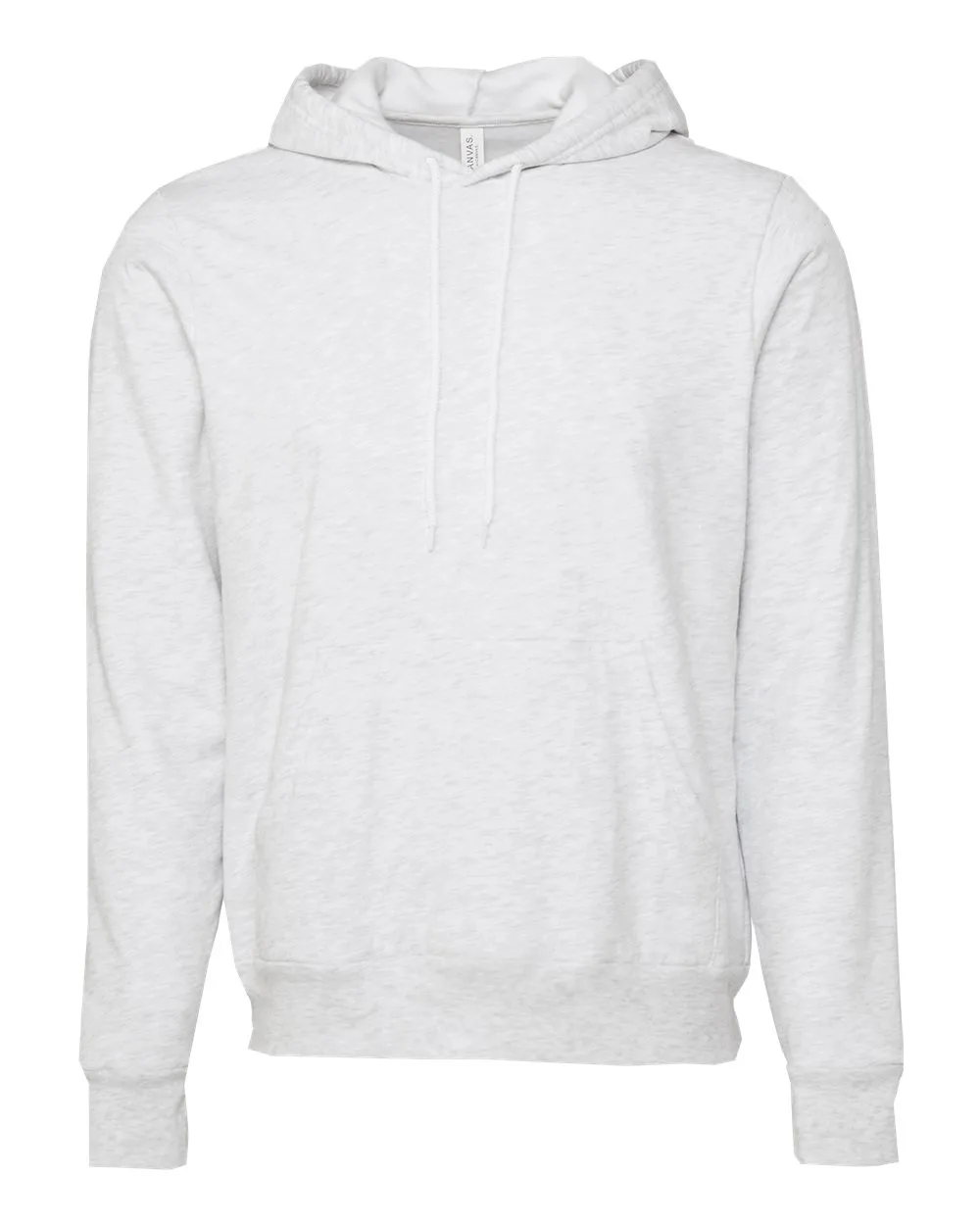 BELLA + CANVAS 3719 Unisex Sponge Fleece Hoodie Sweatshirt — blank hooded sweatshirt, front view