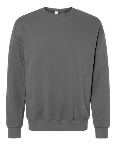 BELLA + CANVAS 3945 Unisex Sponge Fleece Drop Shoulder Crewneck Sweatshirt — blank crewneck sweatshirt, front view