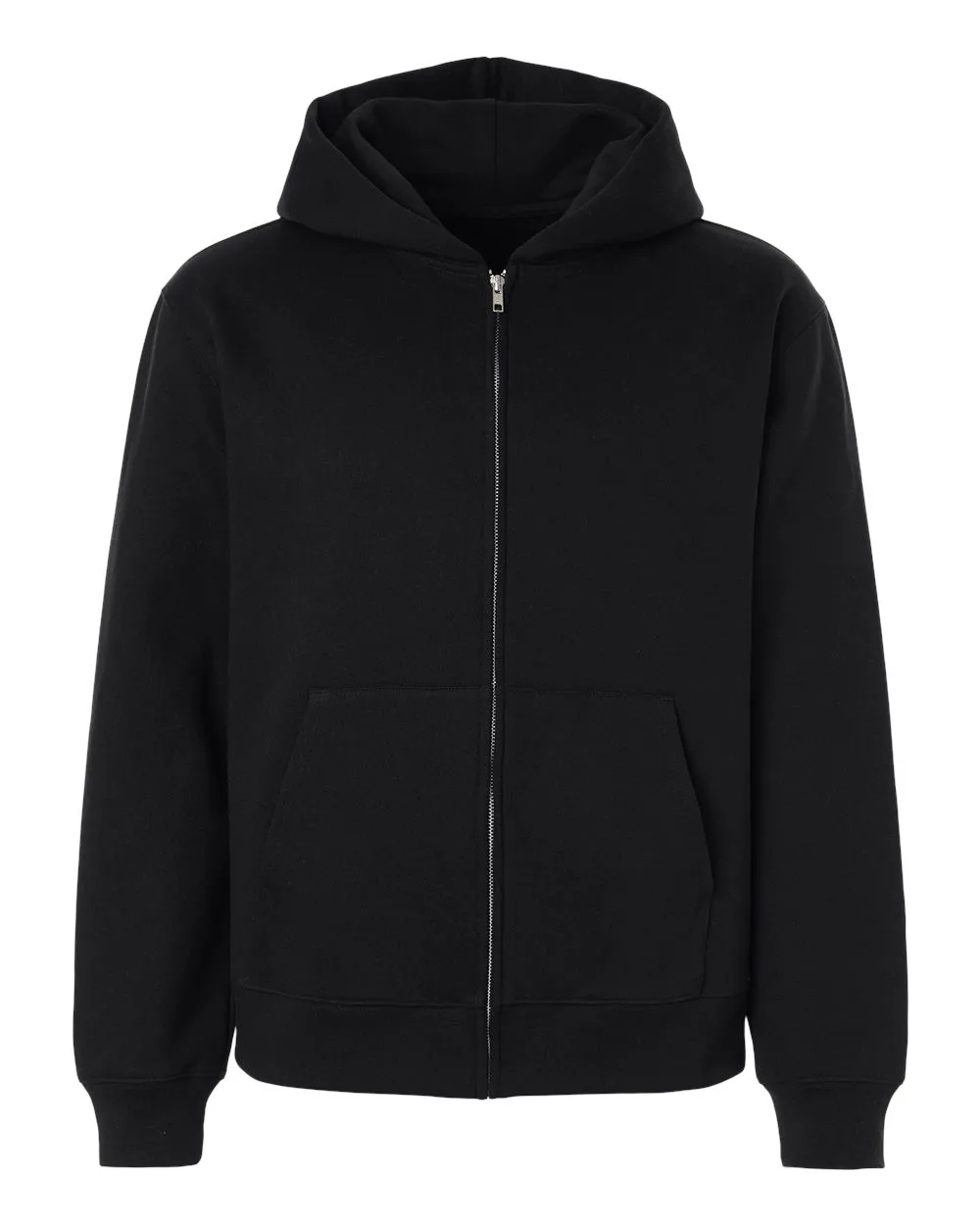 BELLA + CANVAS 4739 Unisex 10 oz Full-Zip Hoodie Sweatshirt — blank hooded sweatshirt, front view