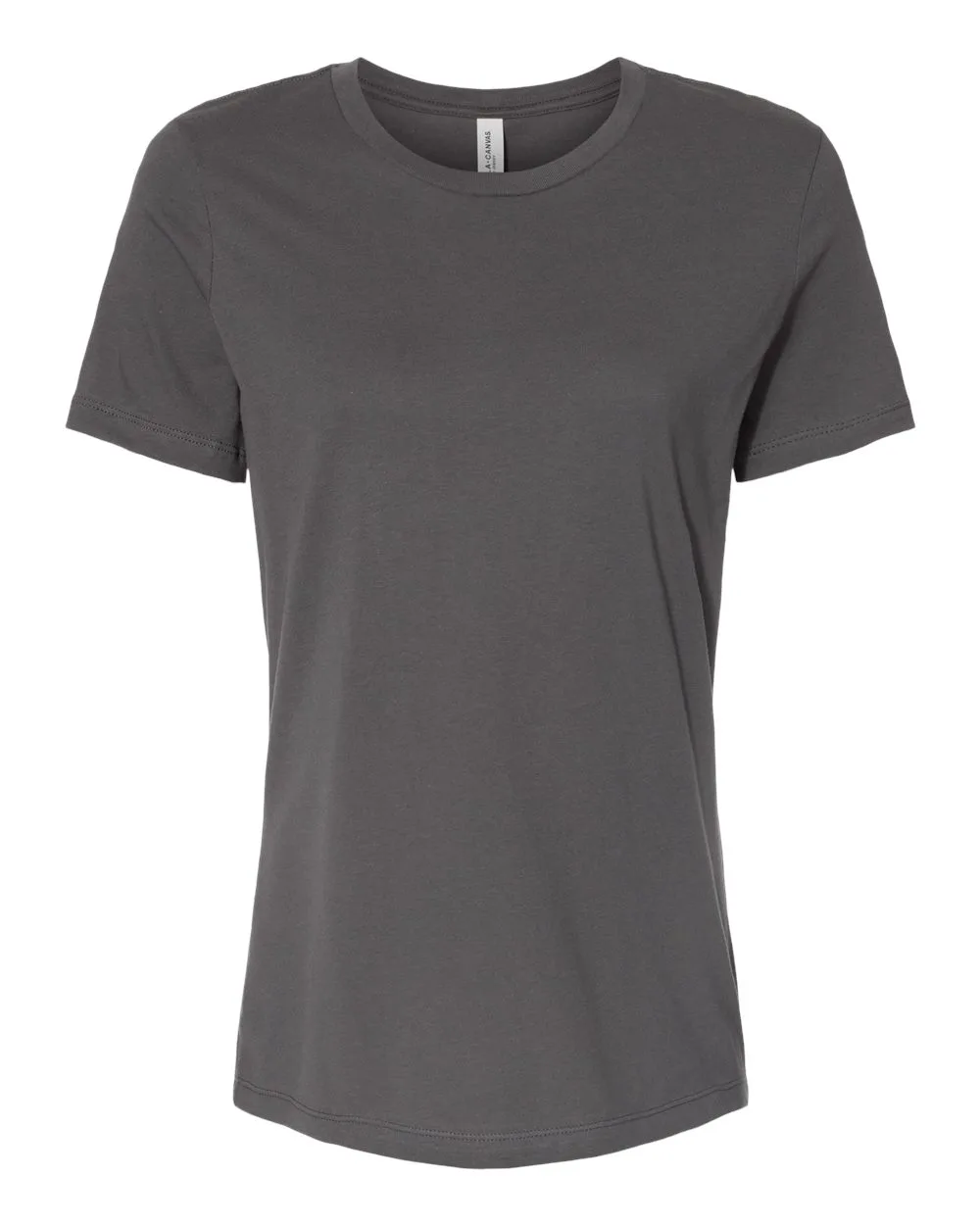 BELLA + CANVAS 6400 Women’s Relaxed Jersey Tee — blank t-shirt, front view
