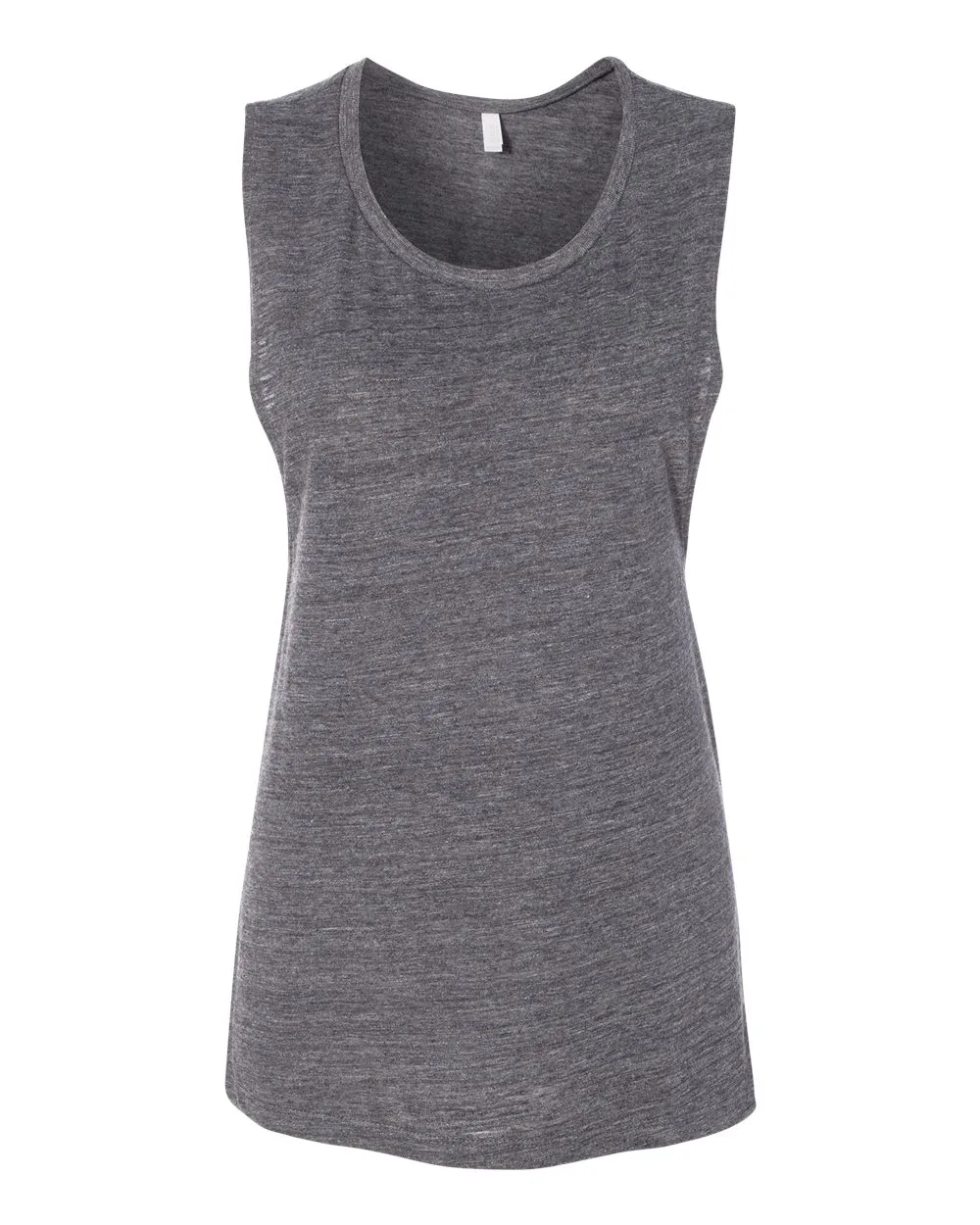 BELLA + CANVAS 8803 Women's Flowy Scoop Muscle Tank — blank tank top, front view