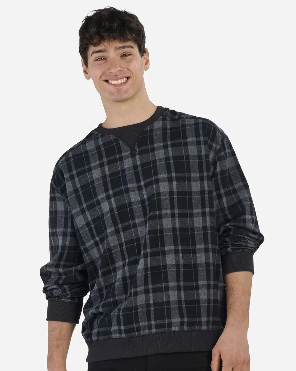 Boxercraft BU5101 Unisex Flannel Pullover — blank garment, front view