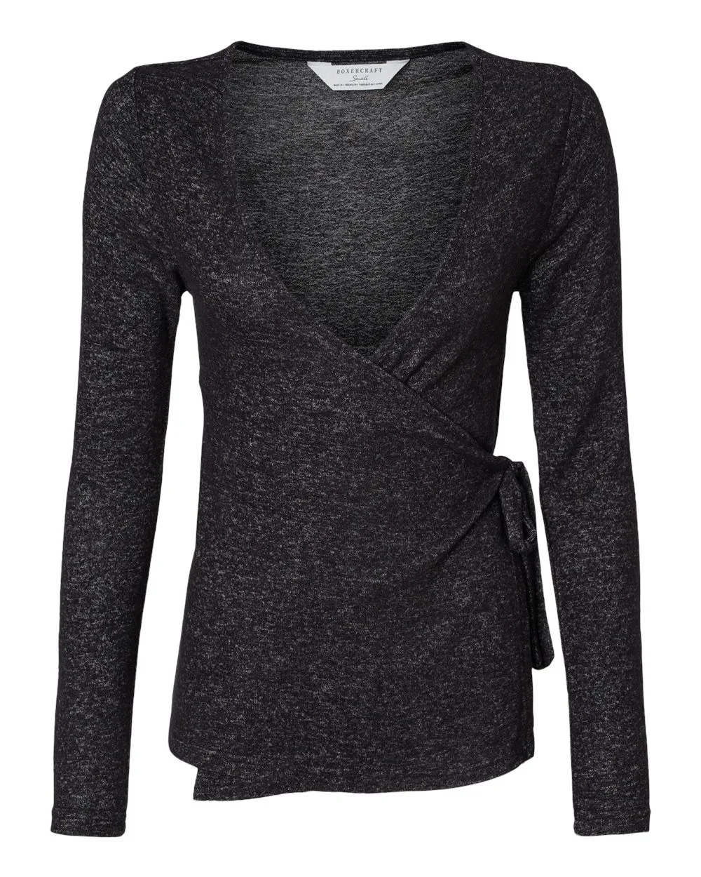 Boxercraft BW1301 Women's Cuddle Wrap Top — blank garment, front view