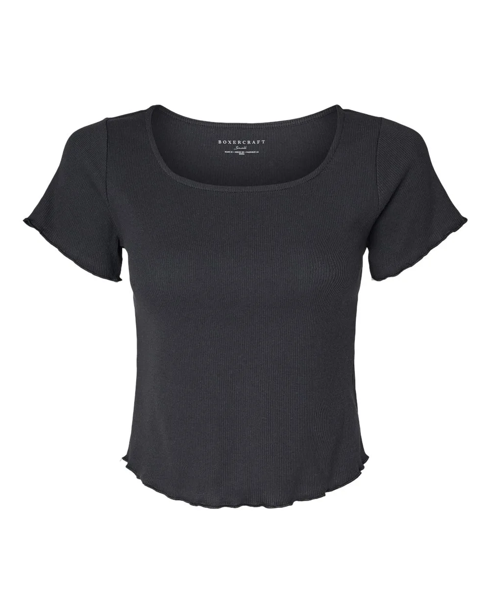 Boxercraft BW2403 Women's Baby Rib T-Shirt — blank t-shirt, front view