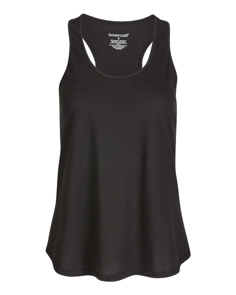 Boxercraft BW2502 Women's Essential Racerback Tank Top — blank tank top, front view