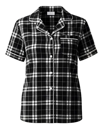 Boxercraft BW7101 Women's Boxy Flannel Shirt — blank garment, front view