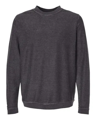 Boxercraft D02 Unisex Corded Crewneck Sweatshirt — blank crewneck sweatshirt, front view