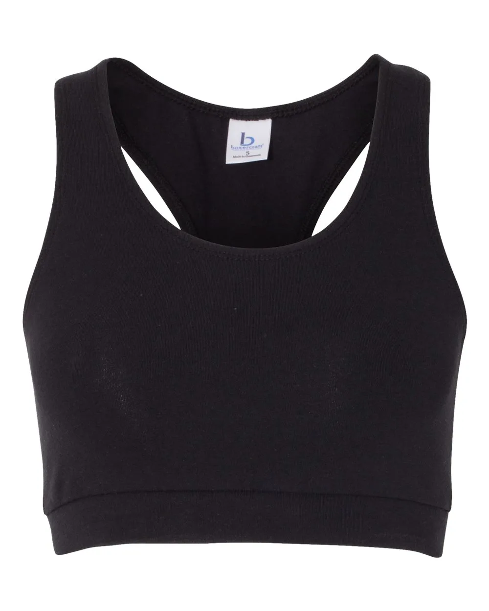Boxercraft SB101 Women’s Support Your Team Sports Bra — blank garment, front view