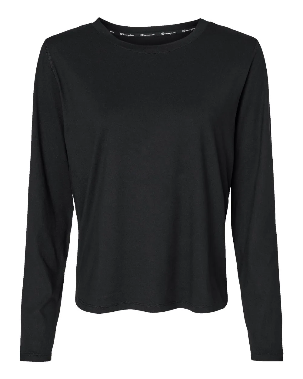 Champion CHP140 Women's Sport Soft Touch Long Sleeve T-Shirt — blank long sleeve tee, front view