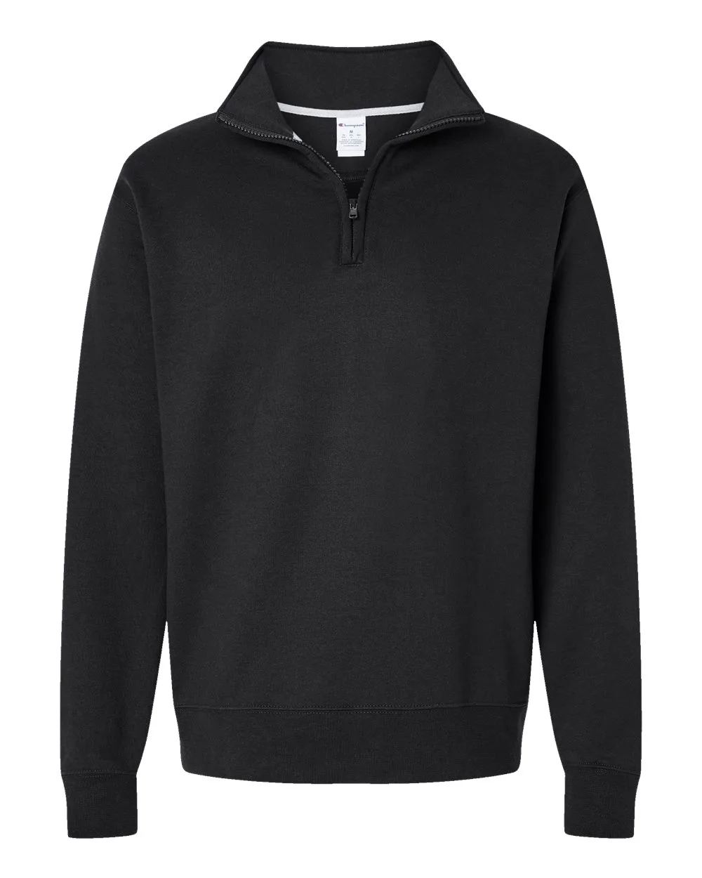 Champion S450 Unisex Powerblend® Quarter-Zip Pullover — blank garment, front view