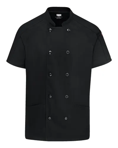 Chef Designs 051W Women's Airflow Raglan Chef Coat — blank jacket, front view