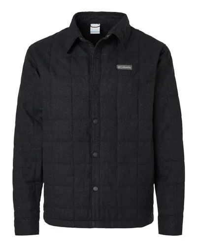 Columbia 205472 Men's Landroamer™ Quilted Shirt Jacket — blank jacket, front view