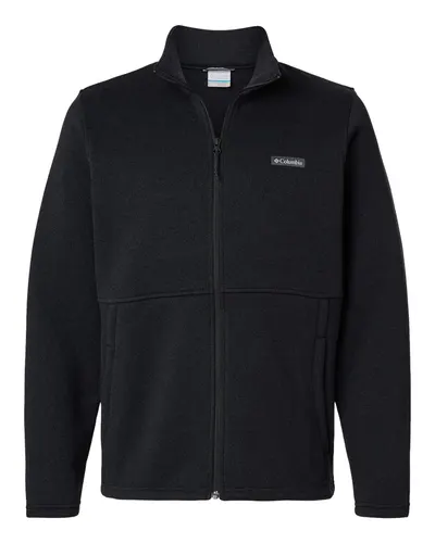 Columbia 209574 Men's Alto Pass™ Fleece Full-Zip Jacket — blank jacket, front view