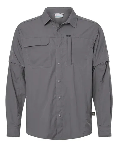 Columbia 212332 Men's Skien Valley™ Pocket Shirt — blank garment, front view