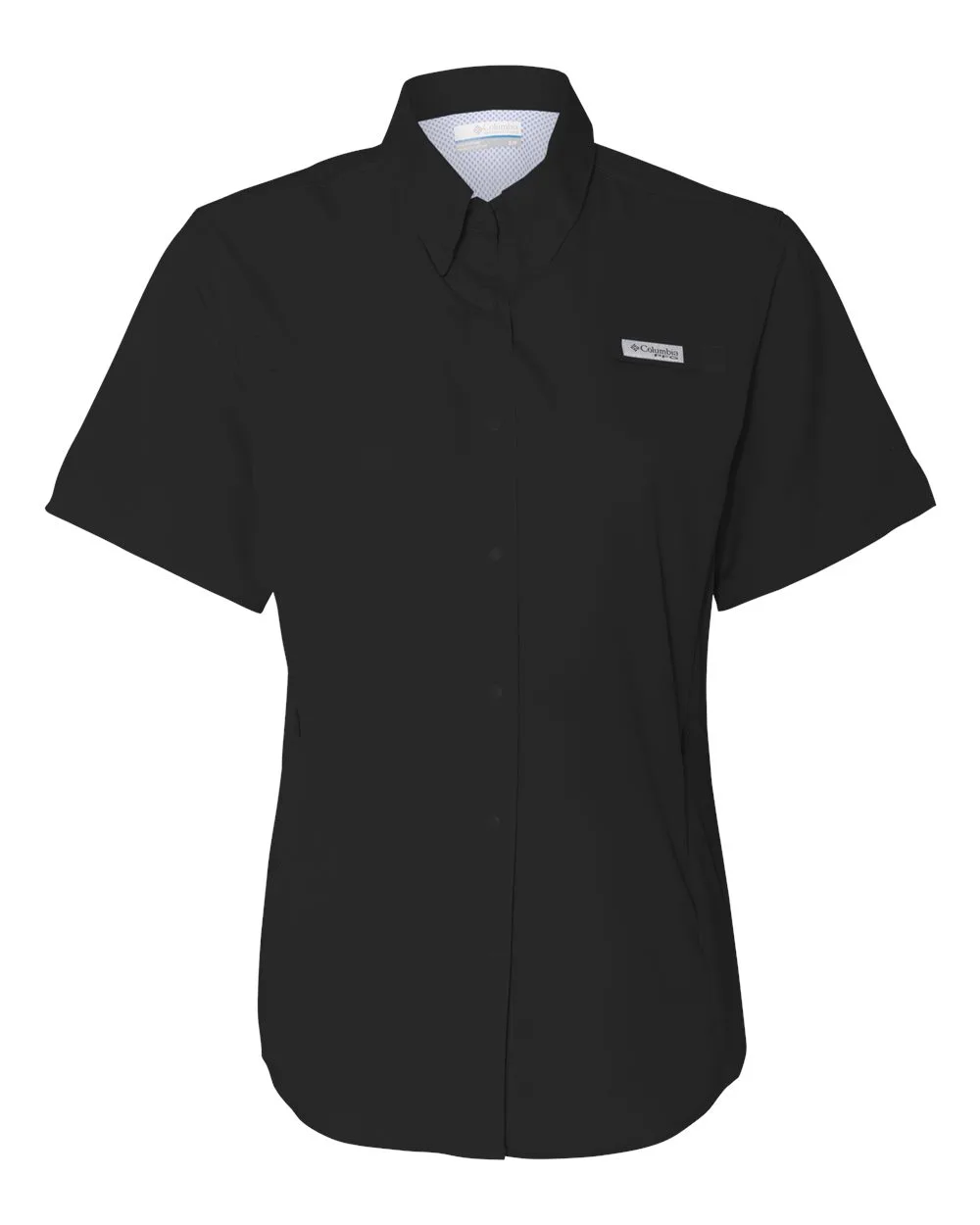 Columbia 212466 Women's PFG Tamiami™ II Short Sleeve Shirt — blank garment, front view