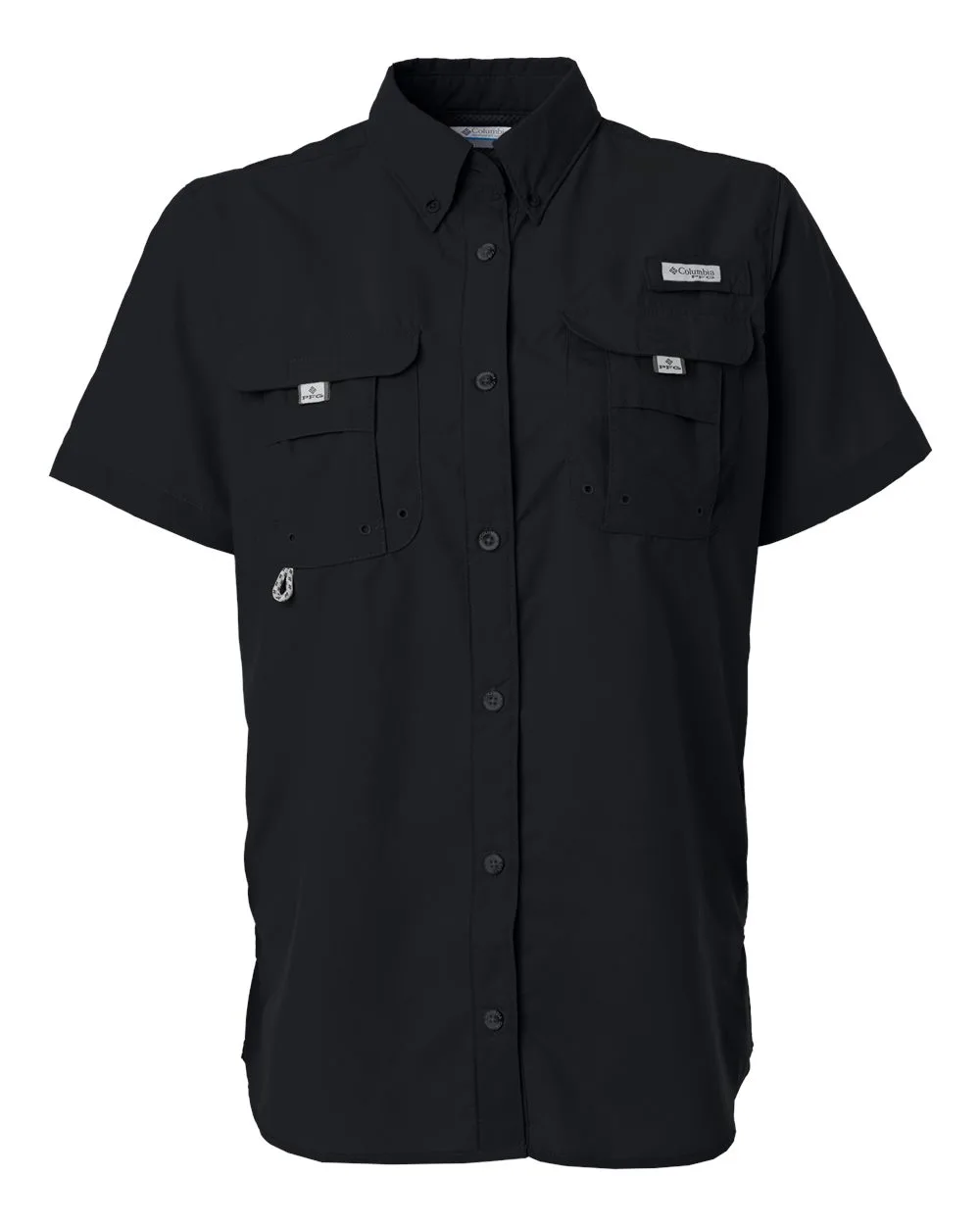 Columbia 212473 Women's PFG Bahama™ Short Sleeve Shirt — blank garment, front view