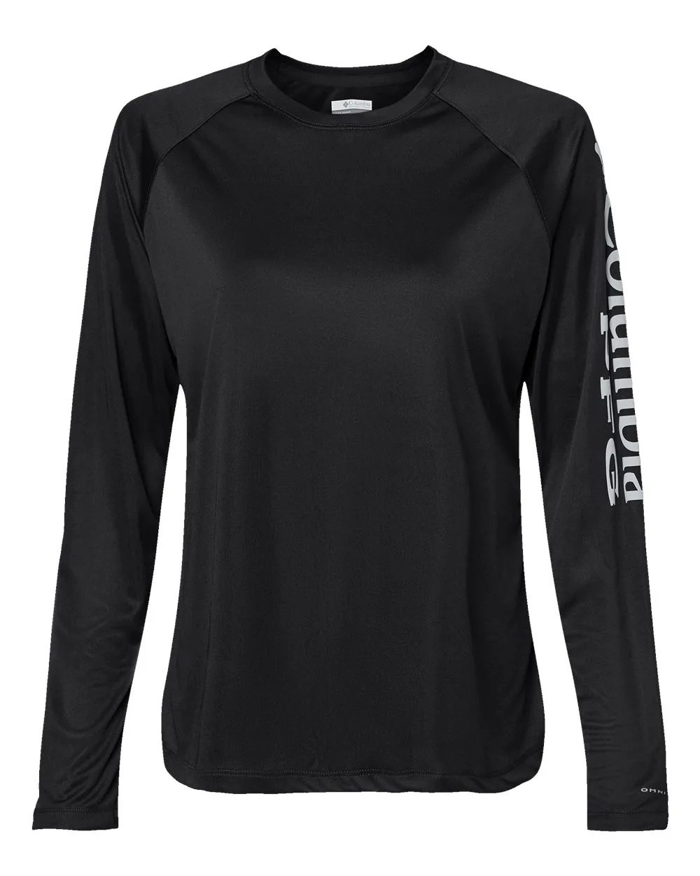 Columbia 212485 Women's PFG Tidal Tee™ II Long Sleeve — blank long sleeve tee, front view