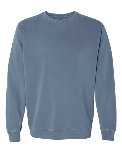 Comfort Colors 1566 Unisex Garment-Dyed Crewneck Sweatshirt — blank crewneck sweatshirt, front view