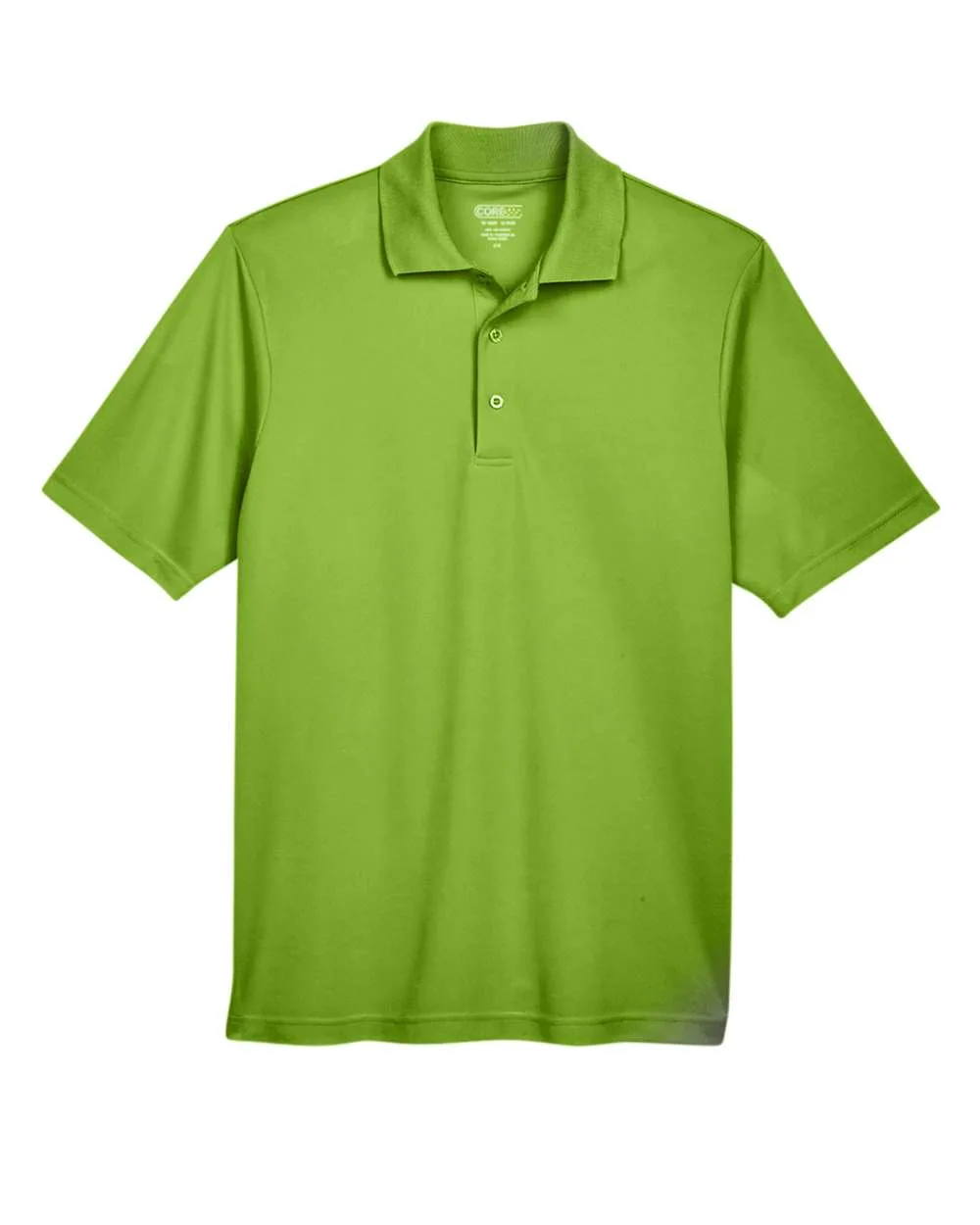 CORE365 88181 Men's Origin Performance Piqué Polo — blank polo, front view