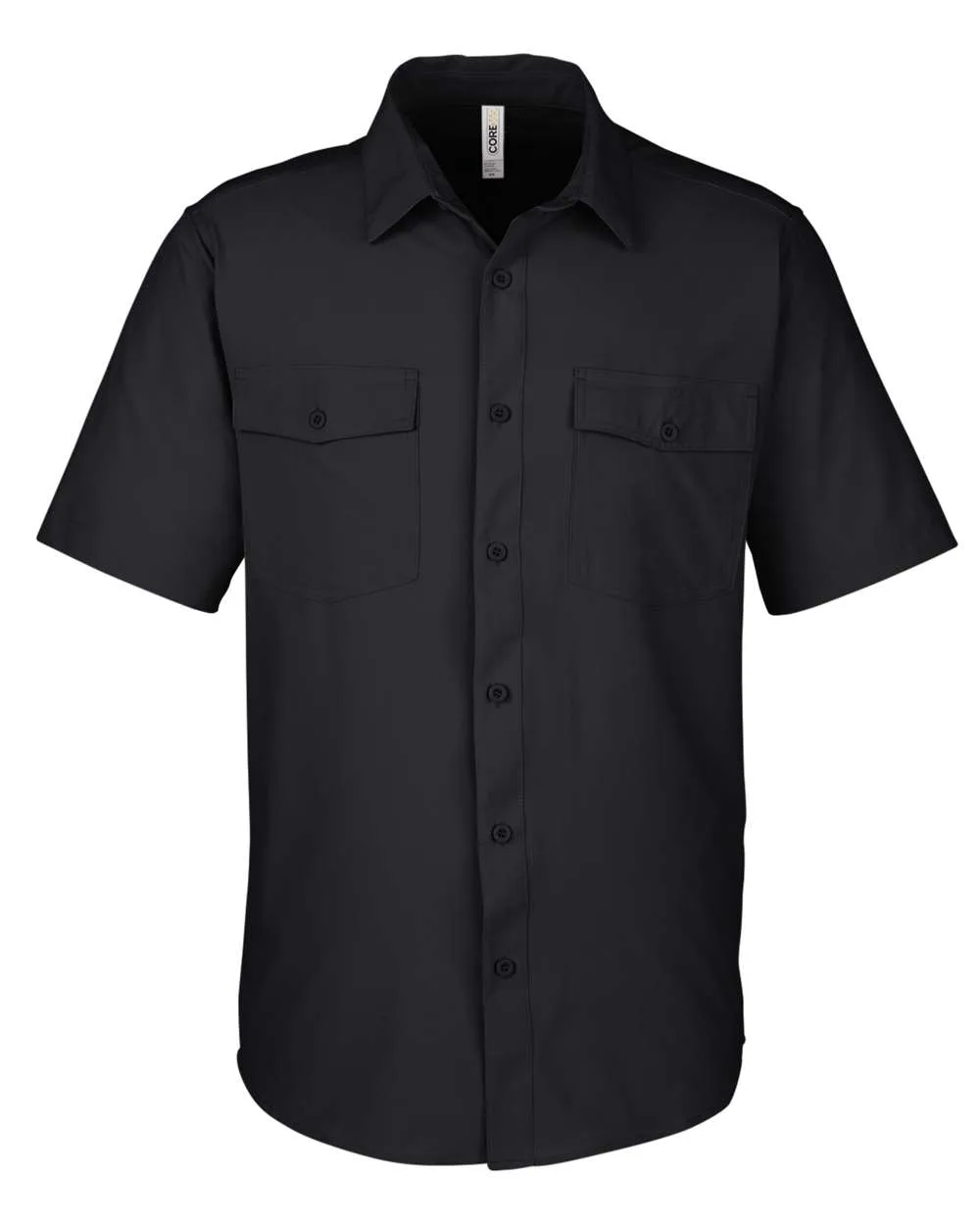 CORE365 CE510 Men's Ultra UVP® Marina Shirt — blank garment, front view