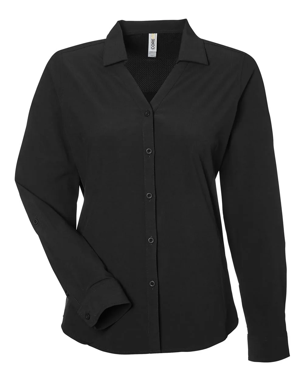 CORE365 CE510LW Women's Ultra UVP® Marina Shirt — blank garment, front view