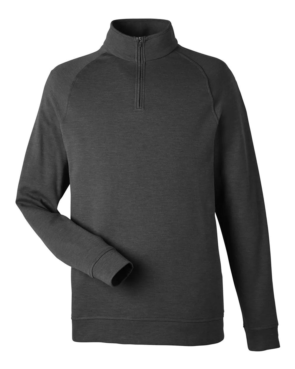 Devon & Jones DG481 Men's New Classics® Charleston Quarter-Zip Pullover — blank garment, front view