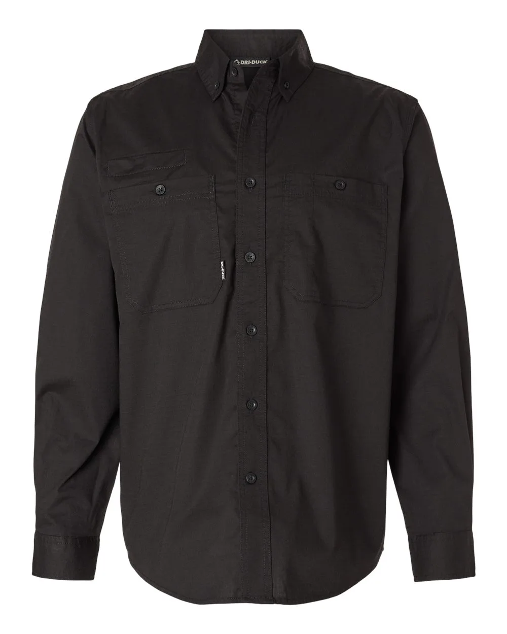 DRI DUCK 4450T Men's Craftsman Woven Shirt — blank woven shirt, front view