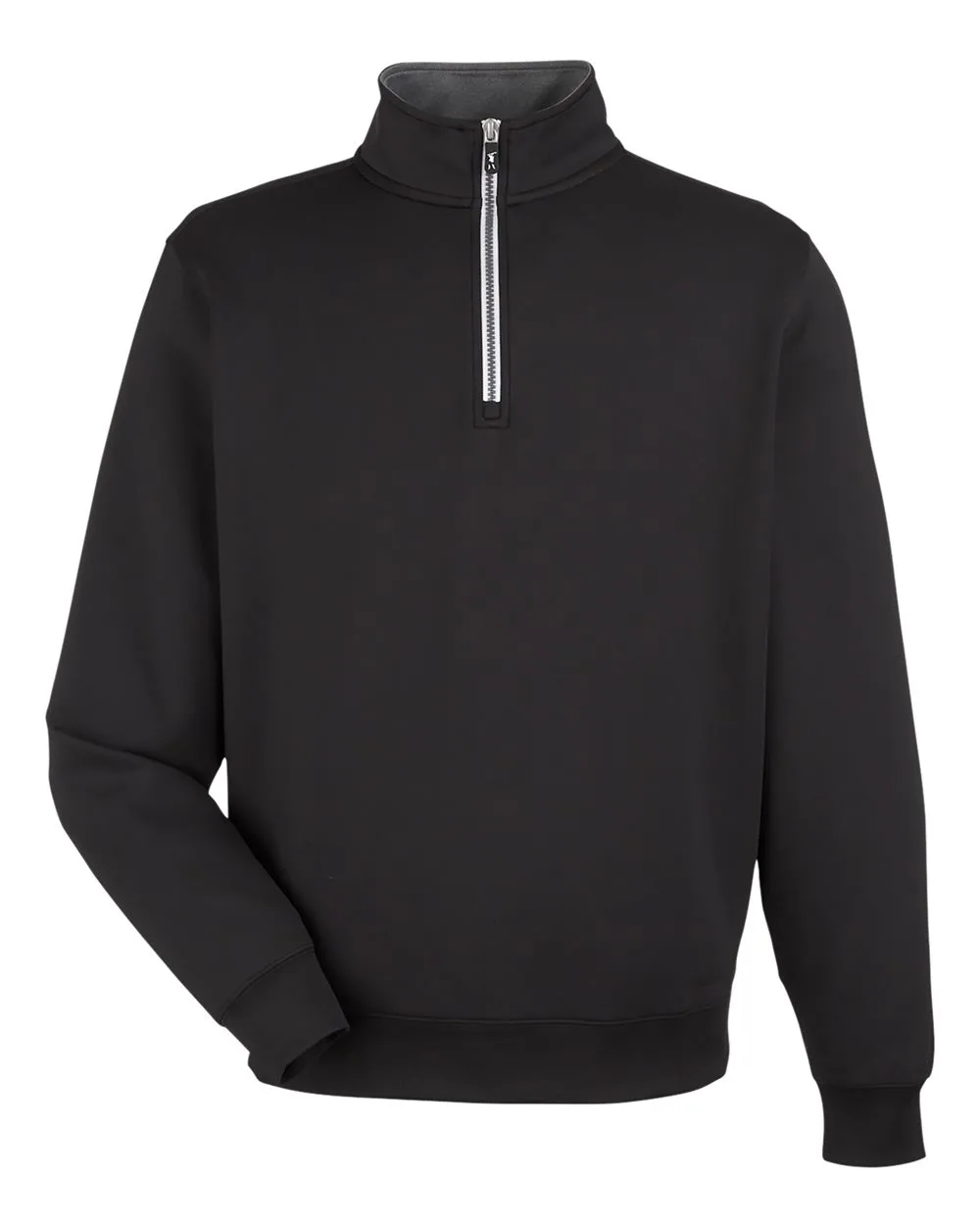 Fairway & Greene C11512 Men's Caves Tech Quarter-Zip Pullover — blank garment, front view