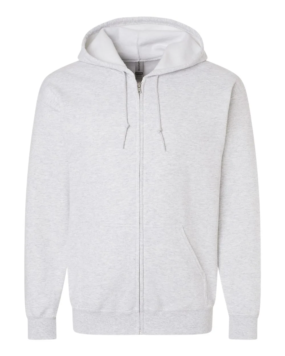 Gildan 18600 Unisex Heavy Blend™ Full-Zip Hooded Sweatshirt — blank hooded sweatshirt, front view
