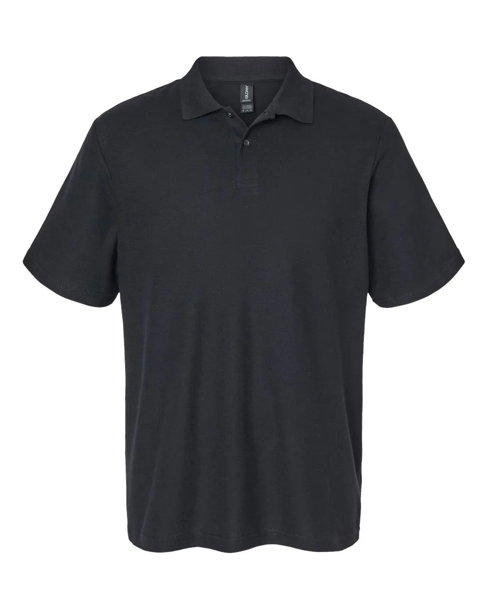 Gildan 64800 Unisex Softstyle® Pique Polo — blank polo, front view