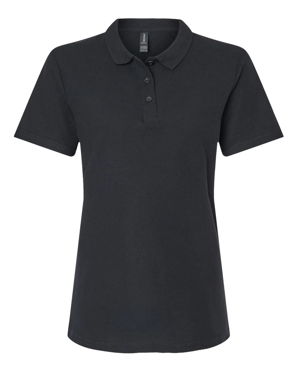 Gildan 64800L Women's Softstyle® Pique Polo — blank polo, front view