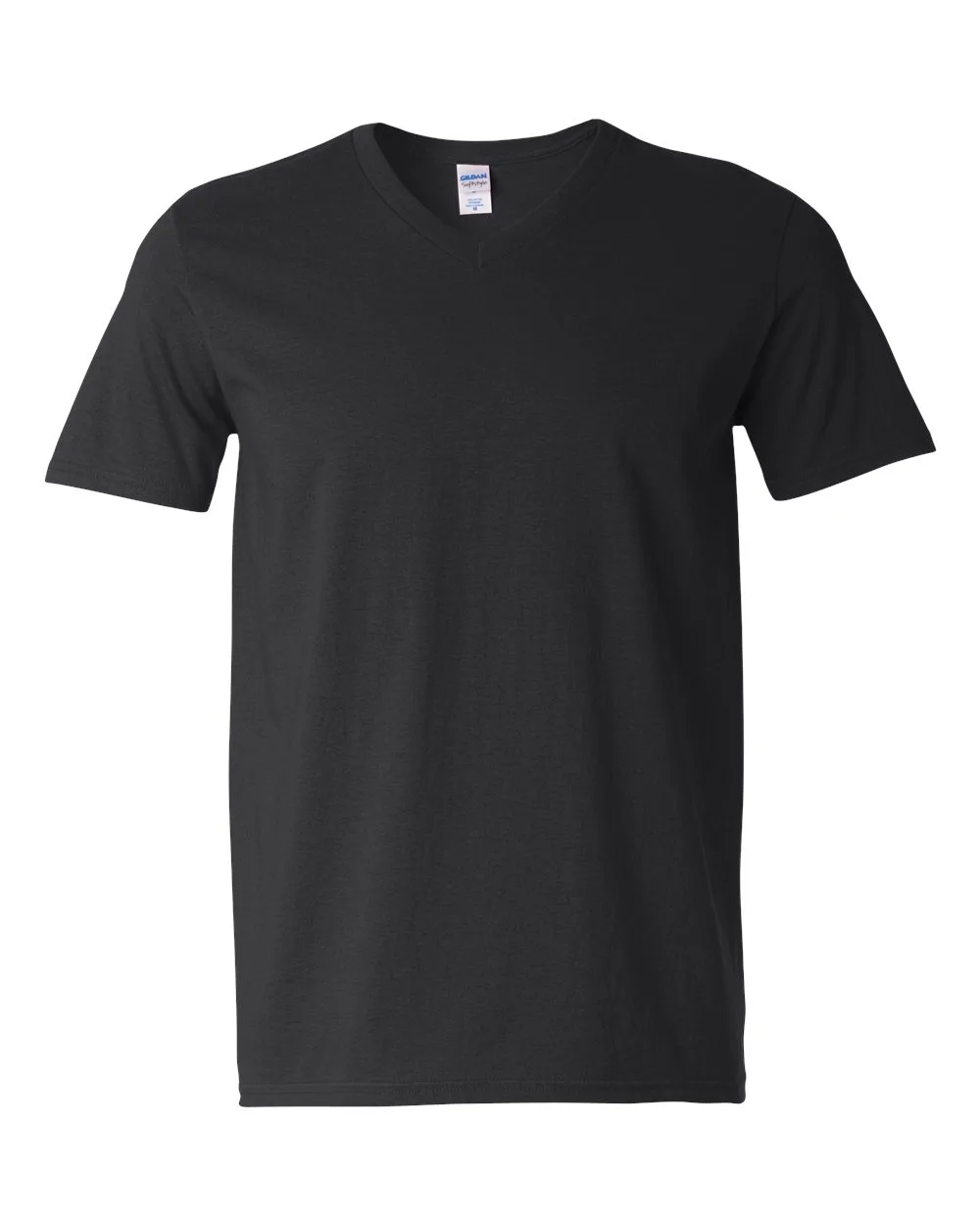 Gildan 64V00 Unisex Softstyle® V-Neck T-Shirt — blank t-shirt, front view