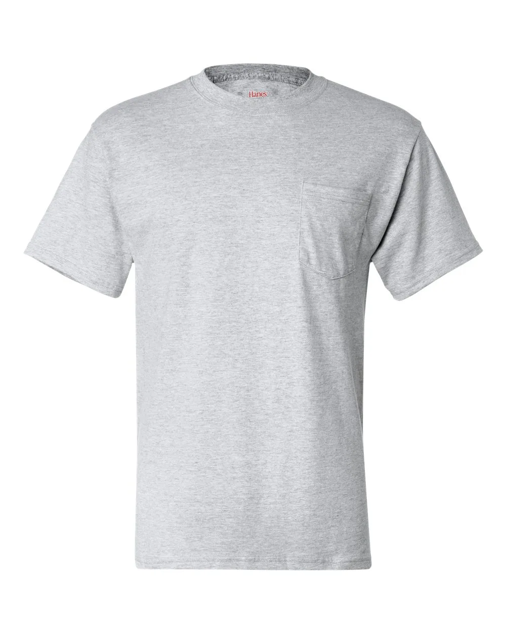 Hanes 5190 Men's Beefy-T® Pocket T-Shirt — blank t-shirt, front view