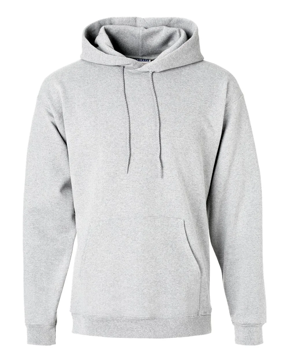Hanes F170 Unisex Ultimate Cotton® Hooded Sweatshirt — blank hooded sweatshirt, front view