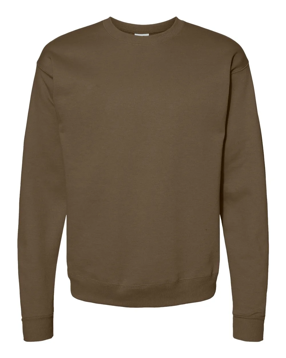 Hanes P160 Unisex EcoSmart® Crewneck Sweatshirt — blank crewneck sweatshirt, front view