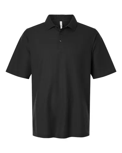 Harriton M105 Men's Maverick CVC Pique Polo — blank polo, front view