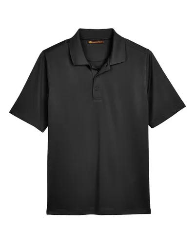 Harriton M348T Men's Tall Advantage Snag Protection Plus IL Polo — blank polo, front view