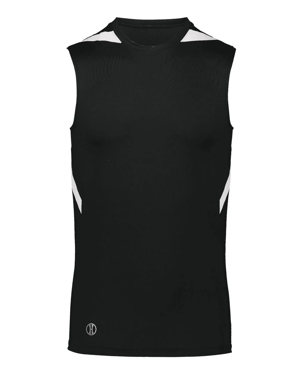 Holloway 221037 Unisex PR Max Compression Jersey — blank t-shirt, front view