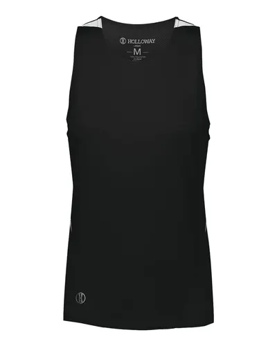 Holloway 221335 Women's PR Max Track Racerback Jersey — blank t-shirt, front view