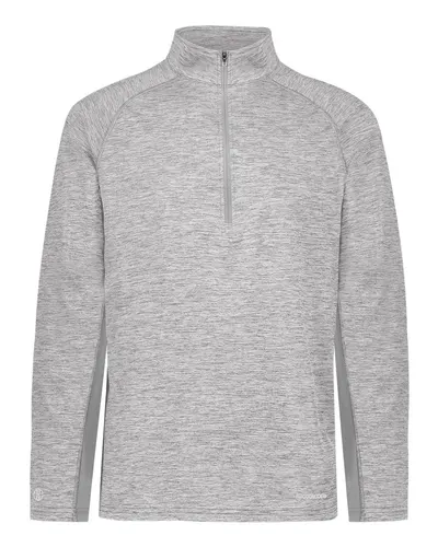 Holloway 222574 Men's Electrify CoolCore® Quarter-Zip Pullover — blank garment, front view