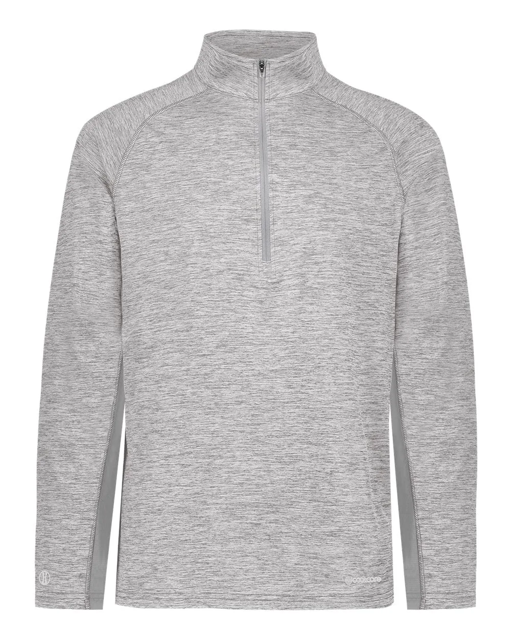 Holloway 222574 Men's Electrify CoolCore® Quarter-Zip Pullover — blank garment, front view