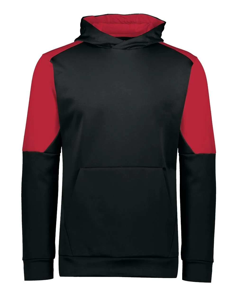Holloway 222640 Youth Blue Chip Hooded Sweatshirt — blank hooded sweatshirt, front view